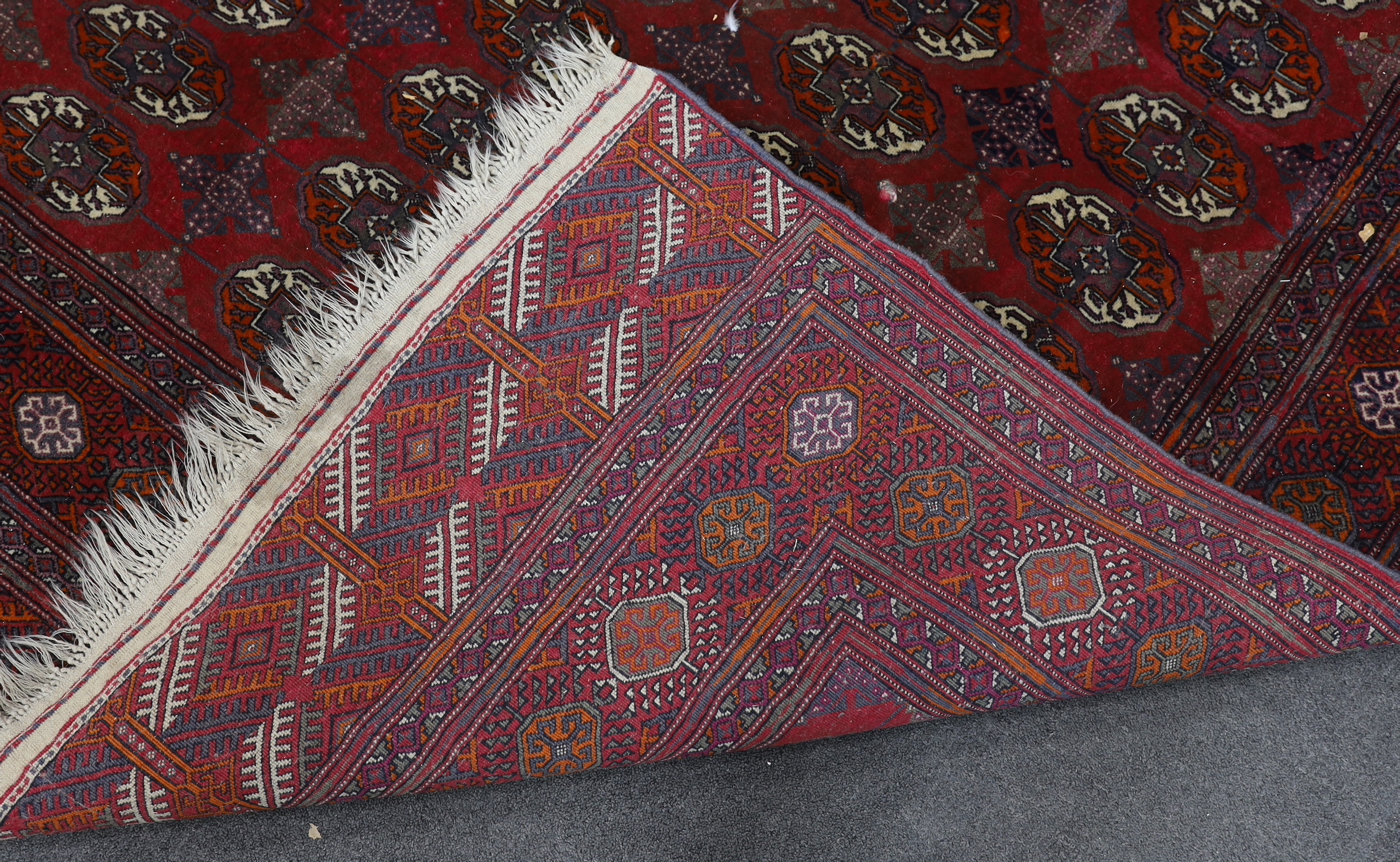 A Bokhara carpet, 290 x 202cm